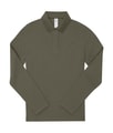 Dames Polo Lange Mouw B&C PW462 Camo Green